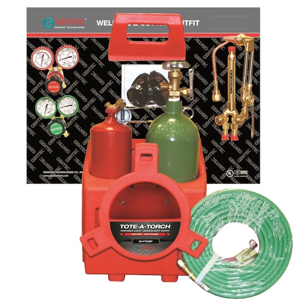 Gentec OUTFITS, TOTE-A-TORCH, MD Dlx w/ Carrier, Cylinders & ck vlvs 12-PTCSP - main